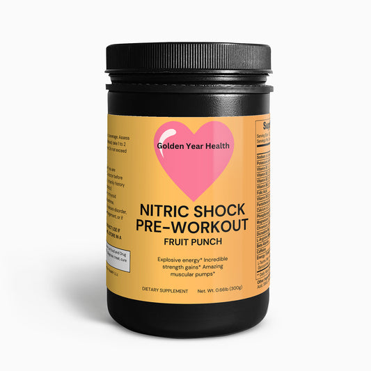 Nitric Shock Pre-Workout Powder (Fruit Punch)