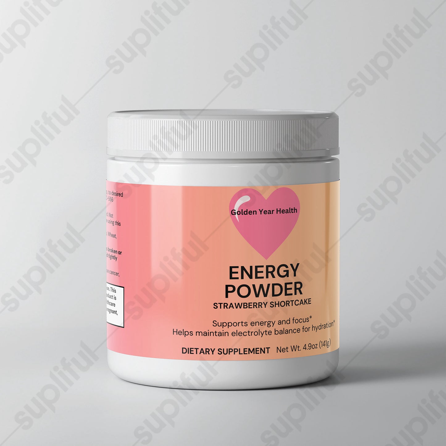 Energy Powder (Strawberry Shortcake)