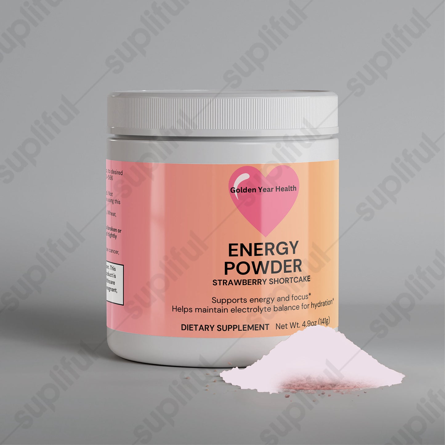 Energy Powder (Strawberry Shortcake)