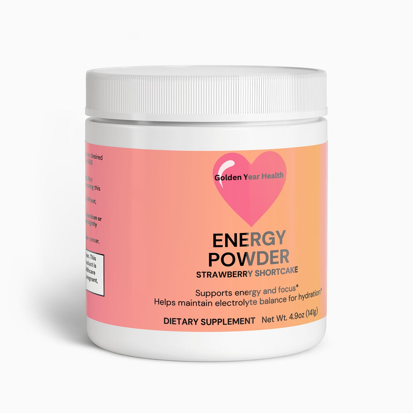 Energy Powder (Strawberry Shortcake)