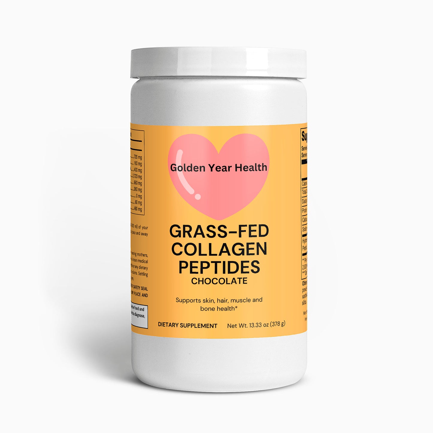 Grass-Fed Collagen Peptides Powder (Chocolate)