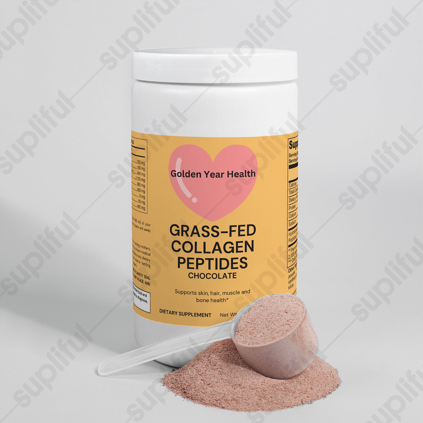 Grass-Fed Collagen Peptides Powder (Chocolate)