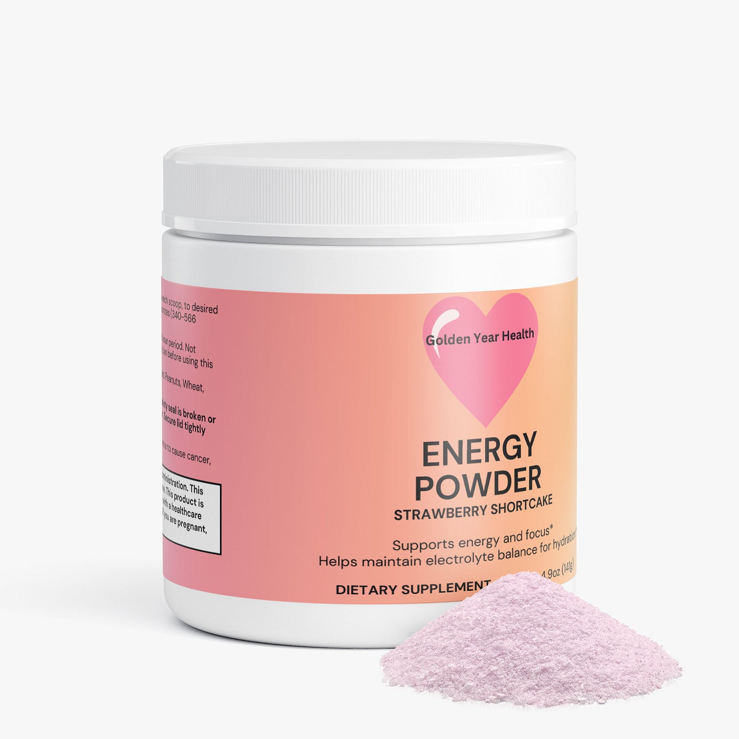 Energy Powder (Strawberry Shortcake)
