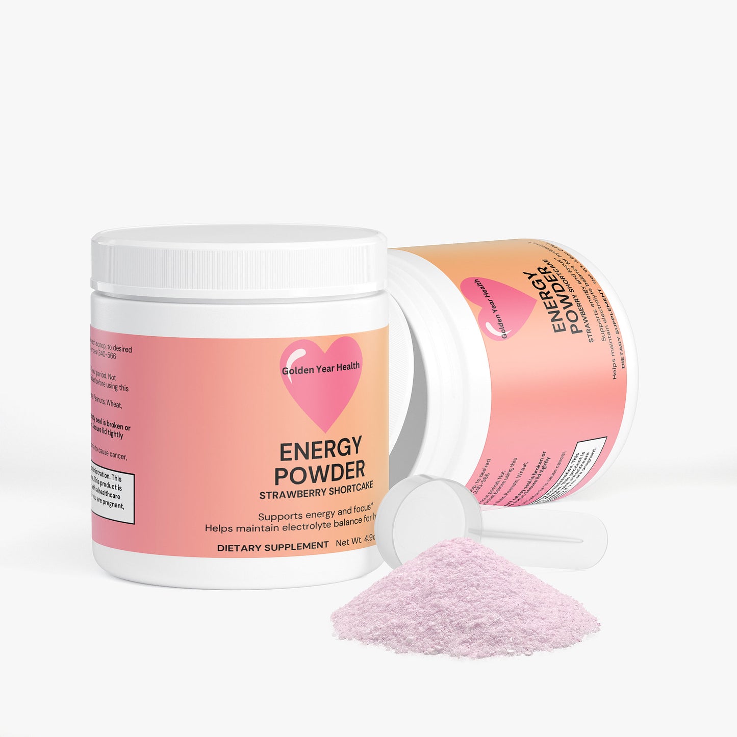 Energy Powder (Strawberry Shortcake)