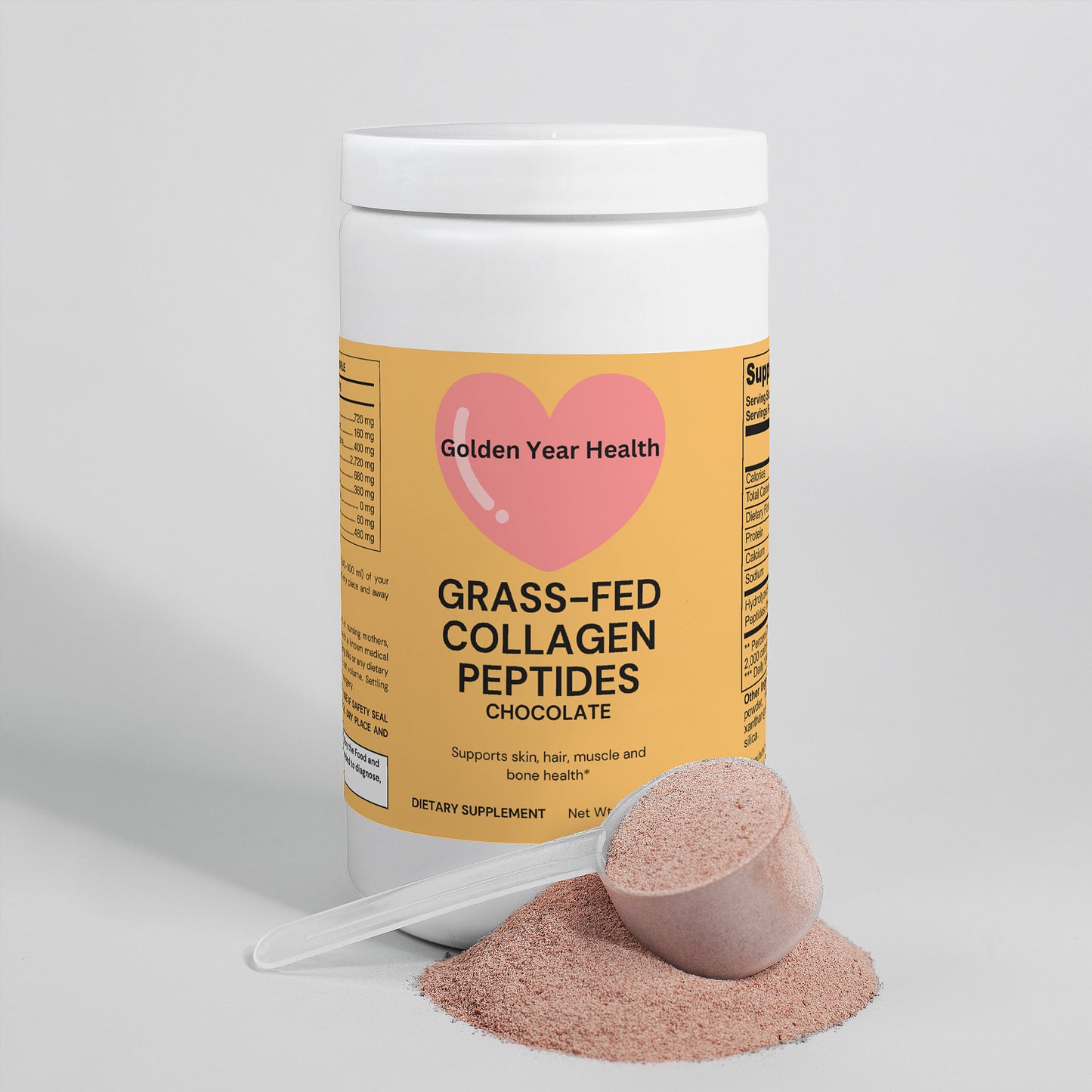 Grass-Fed Collagen Peptides Powder (Chocolate)