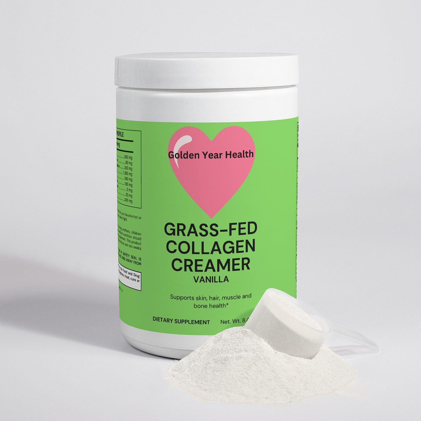 Grass-Fed Collagen Creamer (Vanilla)