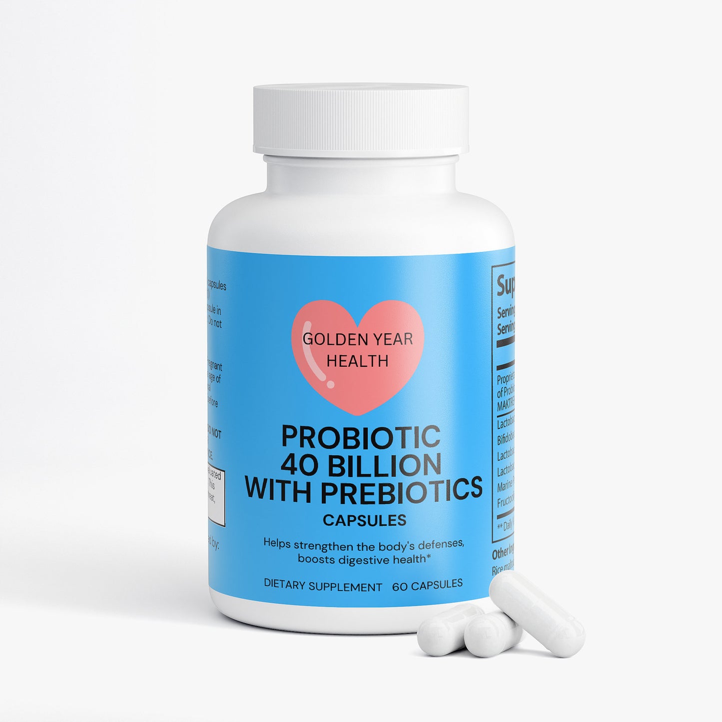 Probiotic 40 Billion with Prebiotics