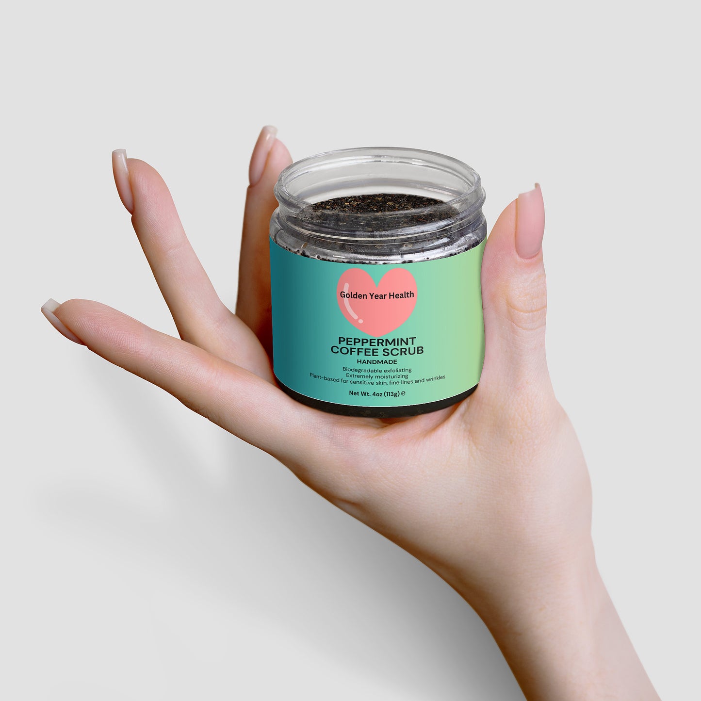 Peppermint Coffee Scrub