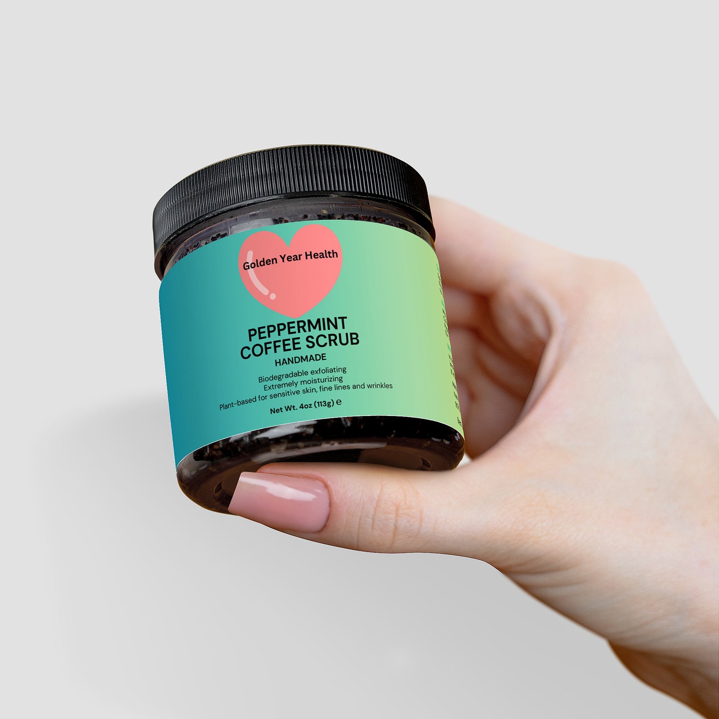 Peppermint Coffee Scrub